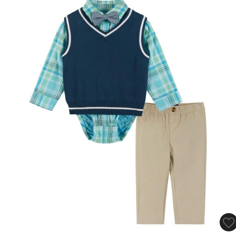 Andy & Evan Blue and Green Kids Matching Set